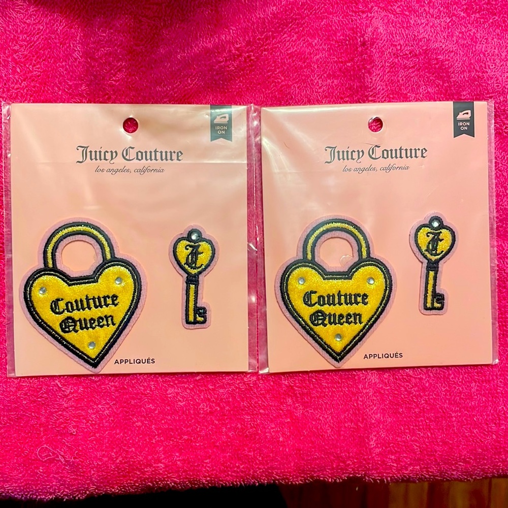 Juicy couture iron on patch